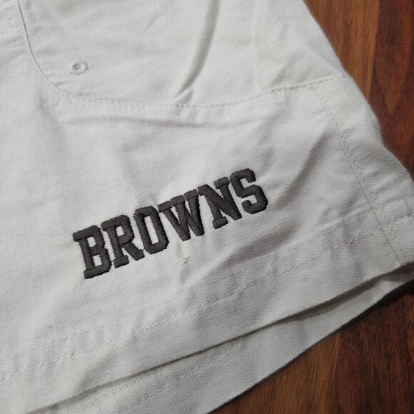 NFL Cleveland Browns Onfield Reebok Cargo Shorts Size Large - Picture 3 of 11
